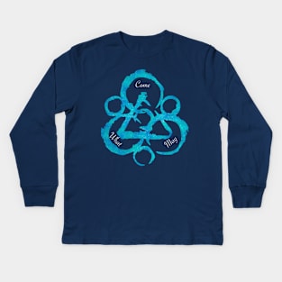 Coheed and Cambria Keywork- Come What May Kids Long Sleeve T-Shirt